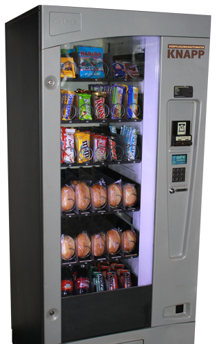 GPE-Kombi Verkaufsautomat mit Brötchen und Snacks
